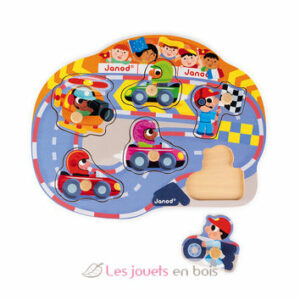 PUZZLE EN BOIS HAPPY RACING REF 07100