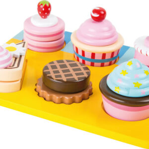 CUPCAKES ET GÂTEAUX EN BOIS REF 10149