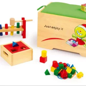 COFFRE A JOUETS EN BOIS REF 1144