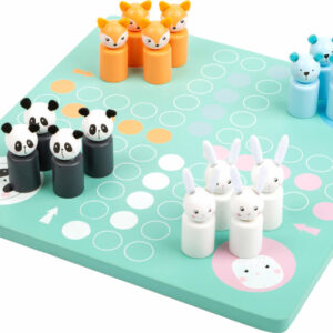 JEU LUDO PASTEL EN BOIS REF 11462