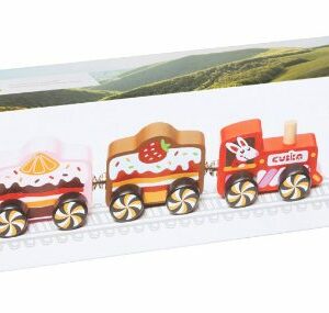 TRAIN GATEAUX EN BOIS AIMANTES REF 15382