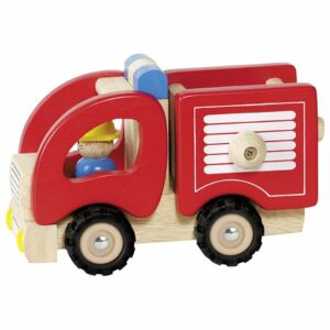 CAMION DE POMPIERS EN BOIS REF 55927