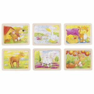 PUZZLE EN BOIS ANIMAUX REF 57807