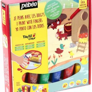 COFFRET PEINTURE AUX DOIGTS ANIMAUX DE LA FERME REF 635805