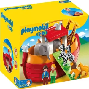 PLAYMOBIL 1.2.3. ARCHE DE NOE  TRANSPORTABLE REF 6765