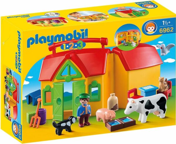 PLAYMOBIL FERME TRANSPORTABLE REF 6962