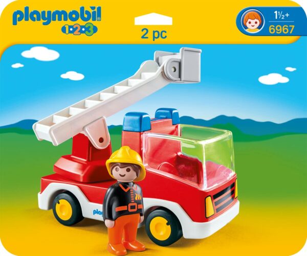 PLAYMOBIL 1.2.3. CAMION DE POMPIER REF 6967