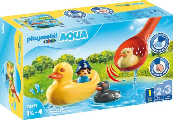 PLAYMOBIL 1.2.3. FAMILLE CANARDS REF 70271