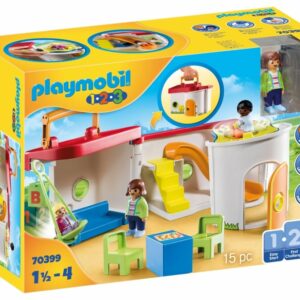 PLAYMOBIL 1.2.3.  GARDERIE TRANSPORTABLE REF 70399