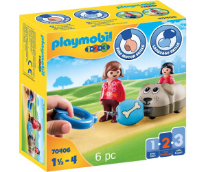 PLAYMOBIL 1.2.3. WAGON CHIEN REF 70406