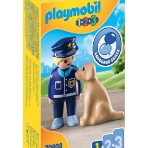 PLAYMOBIL 1.2.3. POLICIER REF 70408