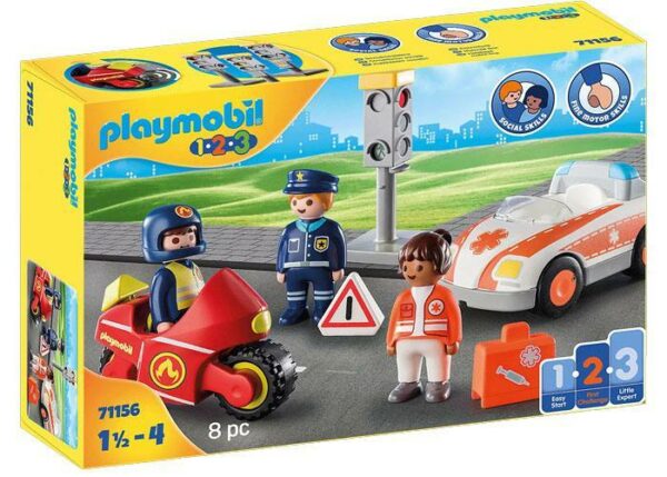 PLAYMOBIL 1.2.3. HEROS DU QUOTIDIEN REF 71156