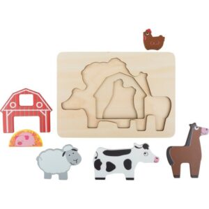 PUZZLE A ETAGES ANIMAUX DE LA FERME REF 11121