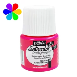 PEBEO PEINTURE POUR TEXTILE CLAIR ROSE FLUO REF 329033