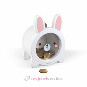 TIRELIRE LAPIN EN BOIS REF 04654