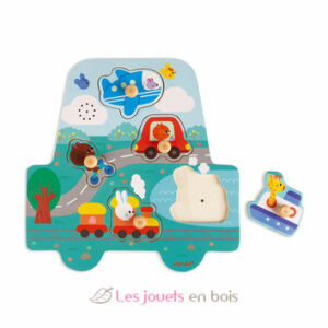 PUZZLE EN BOIS SONORE REF 07093