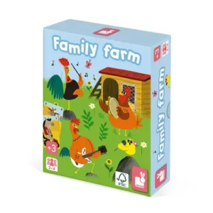 JEU DE 7 FAMILLES ANIMAUX DE LA FERME  REF 02756