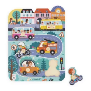 PUZZLE EN BOIS CITY REF 07106