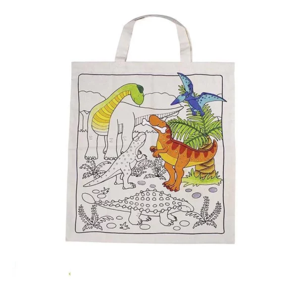 SAC EN COTON DINOSAURE REF 58809