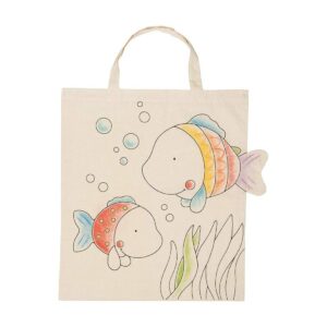 SAC EN COTON POISSONS REF 58731