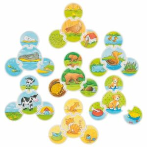 JEU DE PUZZLE LES ANIMAUX REF 56811