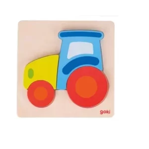 PUZZLE EN BOIS TRACTEUR REF 57718