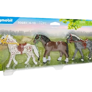 PLAYMOBIL COUNTRY 3 CHEVAUX REF 70683