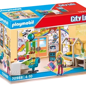 PLAYMOBIL CITY LIFE CHAMBRE D’ADOLESCENT REF 70988