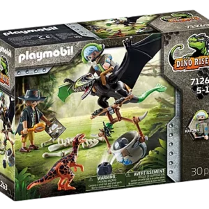 PLAYMOBIL DINO RISE DIMORPHODON ET RANGERS REF 71263