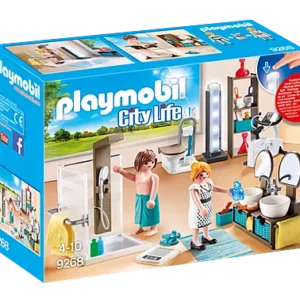 PLAYMOBIL CITY LIFE SALLE DE BAIN AVEC DOUCHE A L’ITALIENNE REF 9268