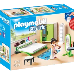 PLAYMOBIL CITY LIFE CHAMBRE AVEC ESPACE MAQUILLAGE REF 9271