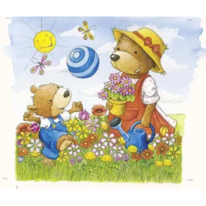 PUZZLE A COUCHES LA JOURNEE DE PETIT OURS REF 57583